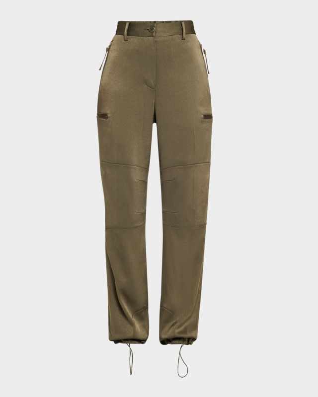 Fluid-Satin Flight Pants